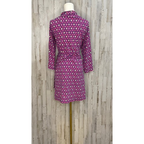 Vera Bradley Women's Geometric Robe Size S/M Multicolor Knee Length - Picture 3 of 6