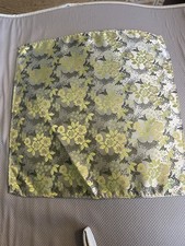 100 Silk Pocket Square Green/Gray