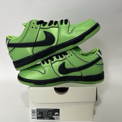 Nike SB Dunk Low QS The Powerpuff Girls "Buttercup" FZ8319-300 Hombres 5 Nuevo - Imagen 3 de 6