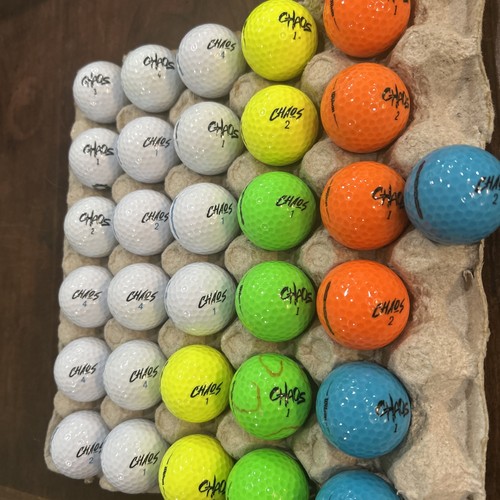 31 Wilson Chaos - Multi Color 4A-5A Used Golf Balls. Free Shipping - Picture 2 of 6
