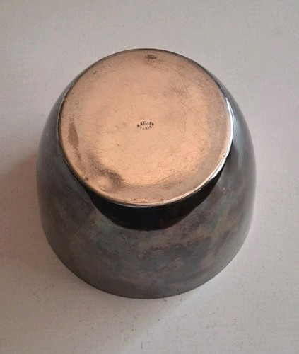Antiker Gustave Keller Paris Silber Eiskübel Gold Vergoldet Legumier Einsatz Glas Deckel - Bild 11 von 12