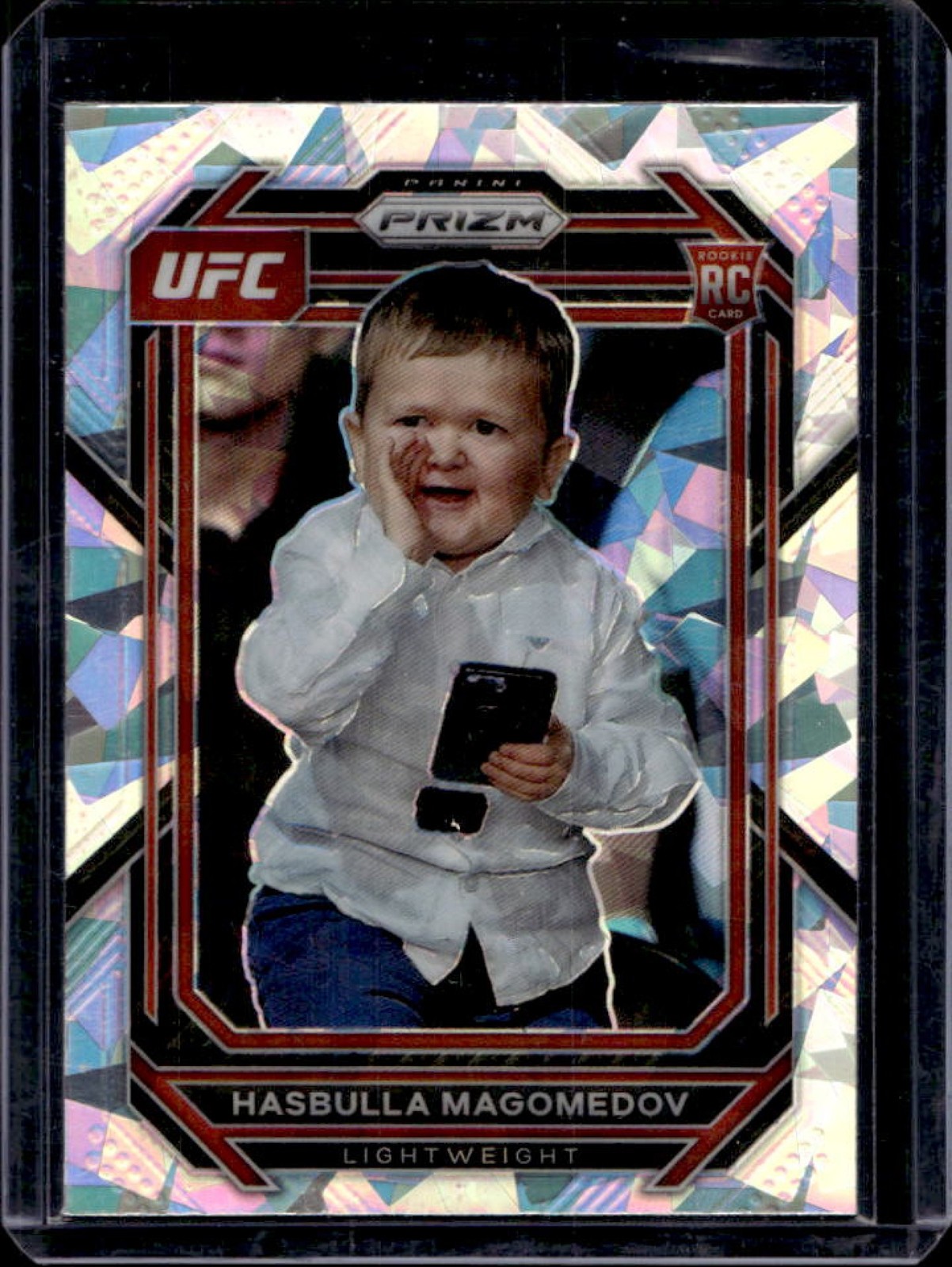 2023 Prizm UFC Hasbulla Magomedov RC Ice Prizms Rookie #200