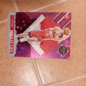 2024 NBA Hoops Tribute Premium Purple Winter Prizm Reed Sheppard #291 Rookie RC