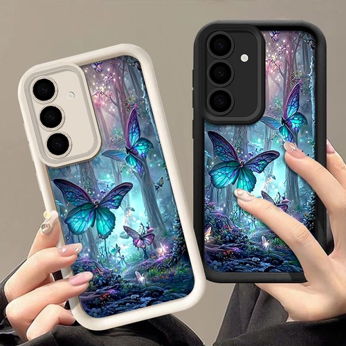 Butterfly TPU Case For Smausng S25 S24 Ultra S23FE S22 A16 A17 A26 A35 A15 Cover - Picture 7 of 19