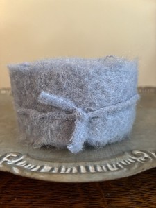 Vtg Wool Strips (1 Roll) 2-2.5 inch 3 yd/roll Rug Braiding Hooking Crafting Blue