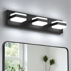 Bathroom Lighting Fixtures Over Mirror, 3 Light Bathroom Vanity Light Fixture...
