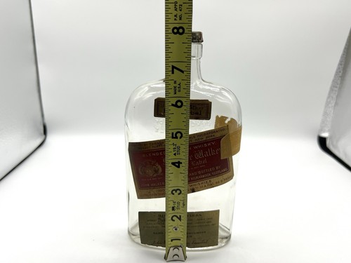 VTG Johnnie Walker Red Label Scotch Whiskey  4/5ths Pint Bottle With Cap -Empty- - Picture 11 of 13