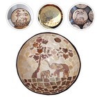 1pc Natural Coconut Shell Bowl Storage Bowl Bonbonbehälter Snacks Halter