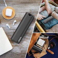 Extra Large Pill Organizer 7 Day, Aluminum Daily Pill Box, Weekly Travel Pill...