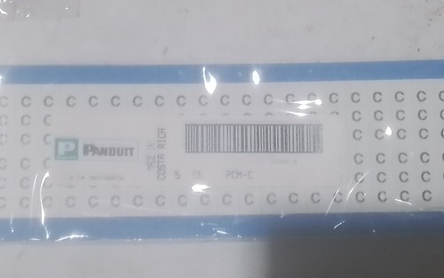 PANDUIT PAN-CODE PCM-C WIRE MAKER CARDS "BOX OF 25" (J10D) - Picture 5 of 7