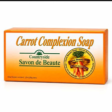 Countryside Carrot Complexion Beauty Soap Savon de Beaute 12 x 125g Bars