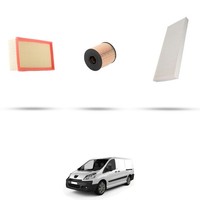Hoffcar Set Service - 3 Filter Kompatibel Mit Peugeot Expert Ii 2.0 103Kw Von