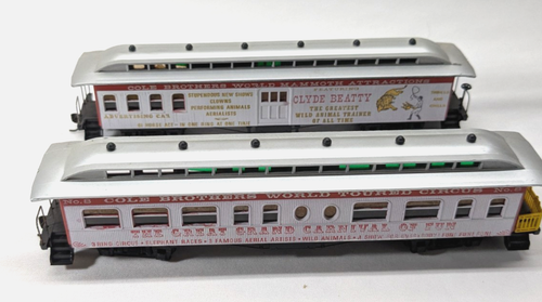HO scale Roundhouse COLE BROTHERS WORLD TOURED CIRCUS passenger cars