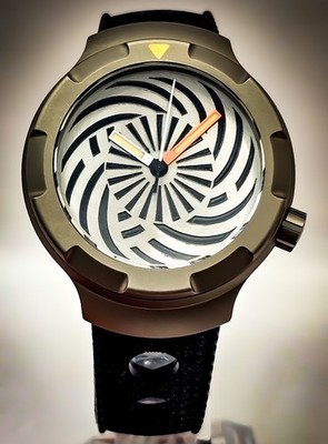 Custom Titanium G2 Watch Mod , Engraved dial, PT5000, PD Homage, Sapphire Crysta