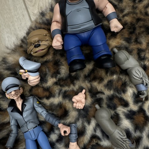 NECA TMNT Cartoon Tall Thug and Short Gangster Action fast komplett selten - Bild 3 von 10