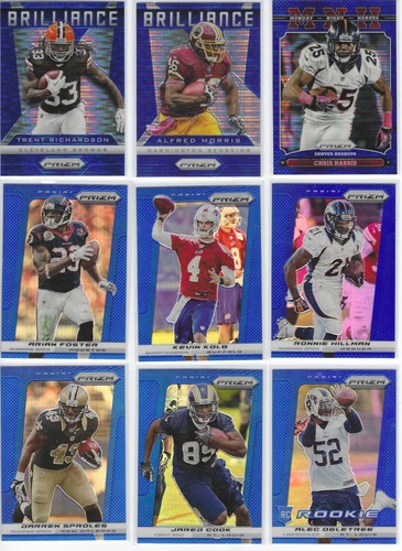 2013 Panini Prizm NFL Football pick your parallel & inserts Blue Red Pulsar Camo - Picture 45 of 68