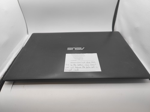 AsusX553S/N3050/4GB Ram/1TB HDD/DVD-RW/15"/W10-crack nearDVD & palm rest damaged