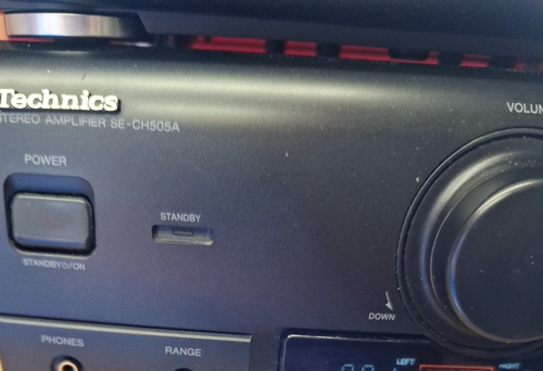 Technics Stereo Amplifier SE-CH505A Stack Unit. Black. 170W. Tested And Working. - Picture 6 of 22