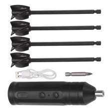 Epoxy Resin Mixer Rechargeable Powerful Slow Motor Electric Stirrer Tool 4 Rods