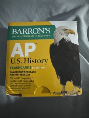 AP U.S. History Flashcards, Sixth Edition: Up-To-Date Review (Barron'S AP Prep)
