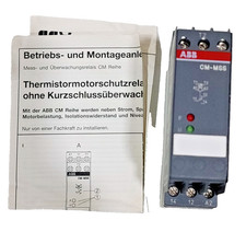 ABB CM-MSS / 1SVR430801R1100 Thermistor Motor Protection Monitoring Relay