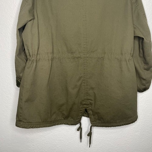 Chaqueta Molly & Isadora para mujer talla grande 1X verde militar cremallera completa manga larga - Imagen 16 de 16