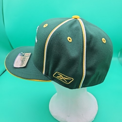 Vintage Seattle Supersonics Hat Reebok Fitted Size 7 1/4 Hardwood Classics Green - Picture 3 of 7