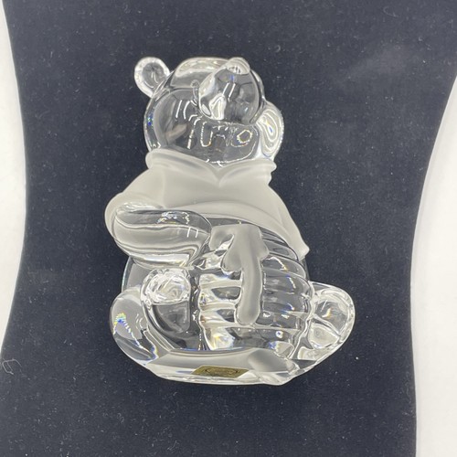 Estatuilla de cristal de plomo casa princesa cristal 'Winnie the Pooh' hecha etiqueta en Alemania - Imagen 2 de 8