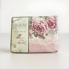 Vintage Allyson Kent floral full flat sheet 180 thread count cottage core shabby