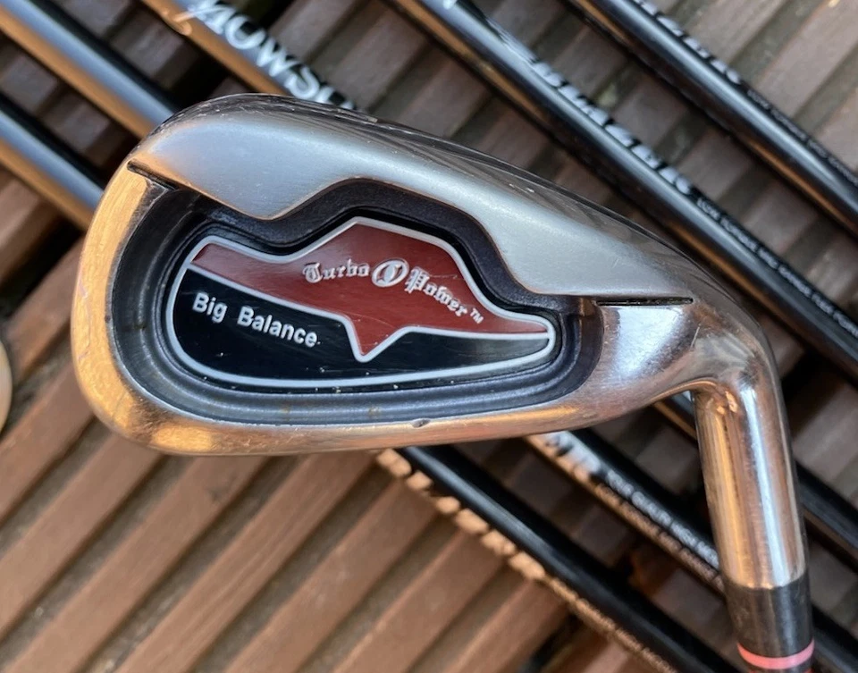 Turbo Power Big Balance Right Handed Graphite Shafted Part Iron Set. - Image 4 of 4