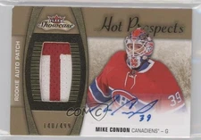 2015 Fleer Showcase Hot Prospects /499 Mike Condon RPA Rookie Patch Auto RC n1u