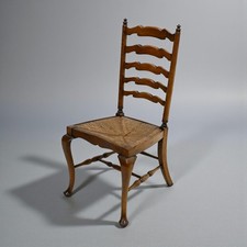 Georgian Oak Dining Chair Ladderback Cabroile Legs Pad Feet FREE UK Delivery*