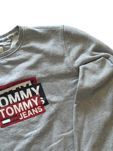 Men’s Tommy Hilfiger Grey Sweater – Size L – Excellent – Same Day Shipping - Picture 6 of 11