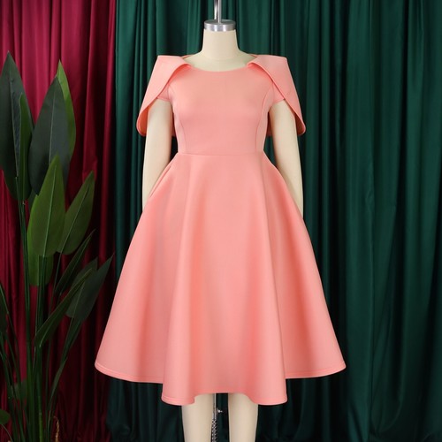 Elegante Vestido Plisado Midi Formal Fluido Largo Verano Vestidos para Mujer 2025 - Imagen 15 de 65