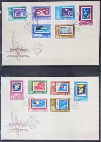 Ungarn 1907 B-1918 B gestempelt auf FDC Ersttagsbrief Raumfahrt #KS765