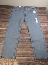 Denizen Levi's NEW NWT Mens 285 Relaxed 40x32 Light Blue Denim Jeans Straight