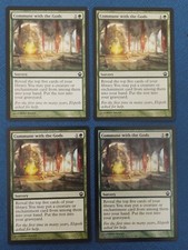 MTG 4x Commune with the Gods x4 NM Theros Magic the Gathering Playset