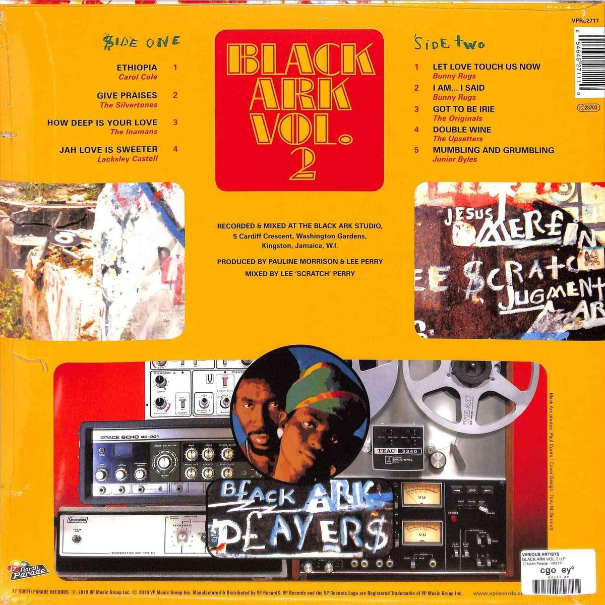 英LP Various Black Ark Volume 2 VPRL2711 17 North Parade /00215 Various Artists / BLACK ARK VOL. 2 (LP) / 17 North Parade