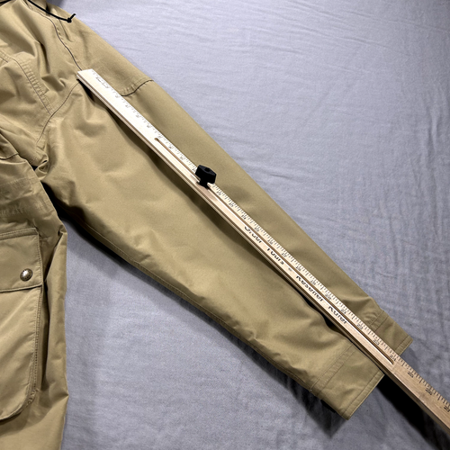 VINTAGE Orvis Jacket Mens Large Beige Hooded Anorak Safari Lined Outdoor Adult - Picture 7 of 9