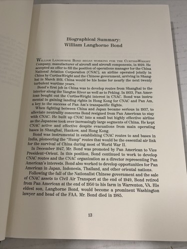 "WINGS FOR AN EMBATTLED CHINA - Bond, W. Langhorne & Ellis, James E" - Picture 10 of 10