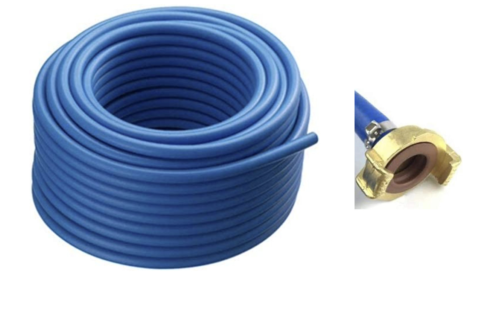 Trinkwasserschlauch inkl. GEKA Plus Kupplung 1/2" - 3/4" 25m - 50m KTW-A DVGW