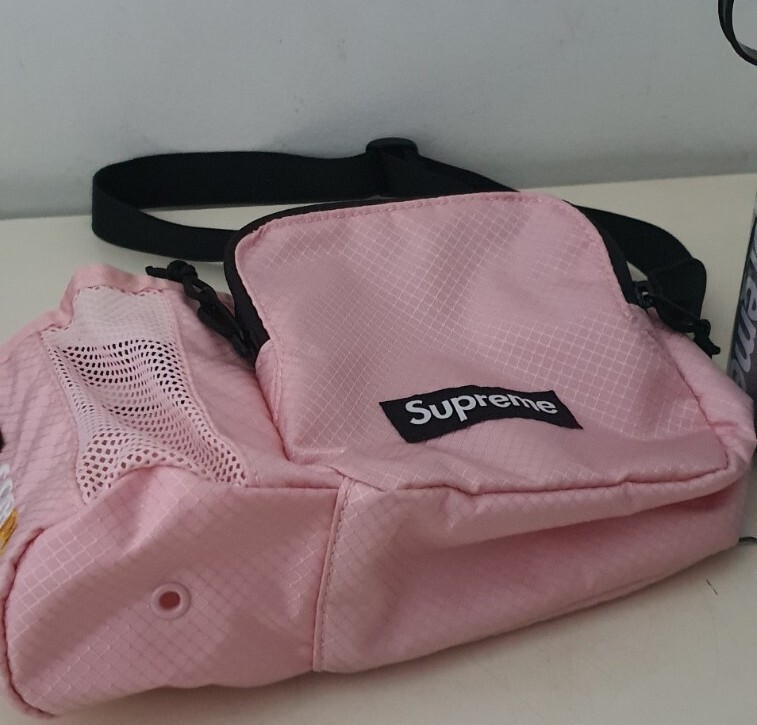 SS22 Supreme side bag pink Shoulder Cordura Water resistant