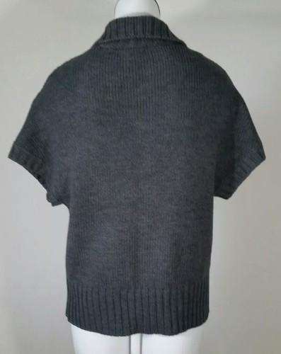 Lauren Hansen Women's Sweater Cardigan Button Front Turtleneck Size Small  G - Picture 3 of 5