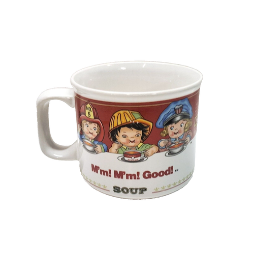 Vintage 1993 Campbell's Soup Mug Campbell's Kids M'M! M'M! Good! Design Mug 14oz