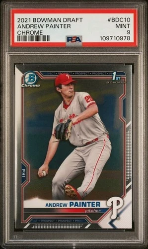 2021 Bowman Chrome Draft Andrew Painter 1st PSA 9 MINT Phillies #BDC10 MLB