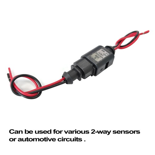 1J0973802 1J0973702 2-P Male Female Connector Sensor Plug For VW AUDI SEAT SKODA - Picture 5 of 8
