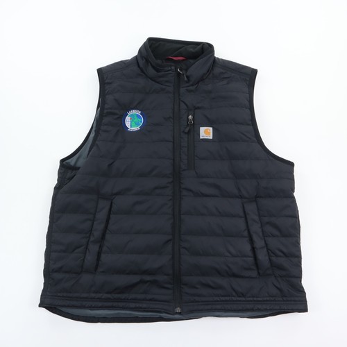 Carhartt Puffer Weste Herren XL schwarz Full Zip ärmellos Outdoor Lakeside Alliance