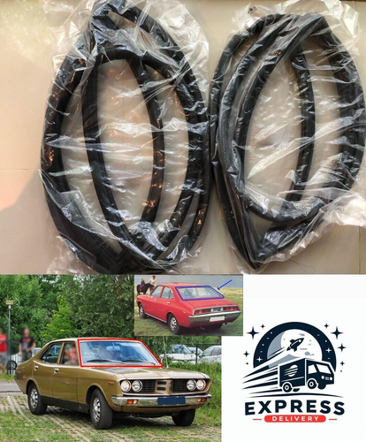 x2 For TOYOTA CORONA MARK 2 II 2000 RX12 FRONT REAR Windshield Windscreen RUBBER - Picture 1 of 5