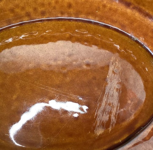 Vintage 1960s BESWICK 'Zorba' Oven to Table Range Brown Oval Casserole Dish - Picture 6 of 11