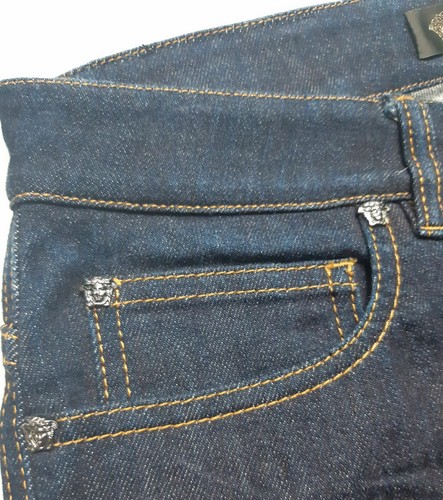 Versace Mens Jeans Mainline Blue Denim Size 29 Inch Waist - Picture 7 of 9